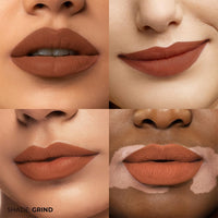 Fae Beauty Lip Whip 12Hr Comfortable Matte Liquid Lipstick (10ml) | Long Wear | Non Drying | Soft Mousse Smudgeproof Formula | Vegan | With Moisture Lock Technology | Enriched with Vitamin E and Cherry Coffee - Grind