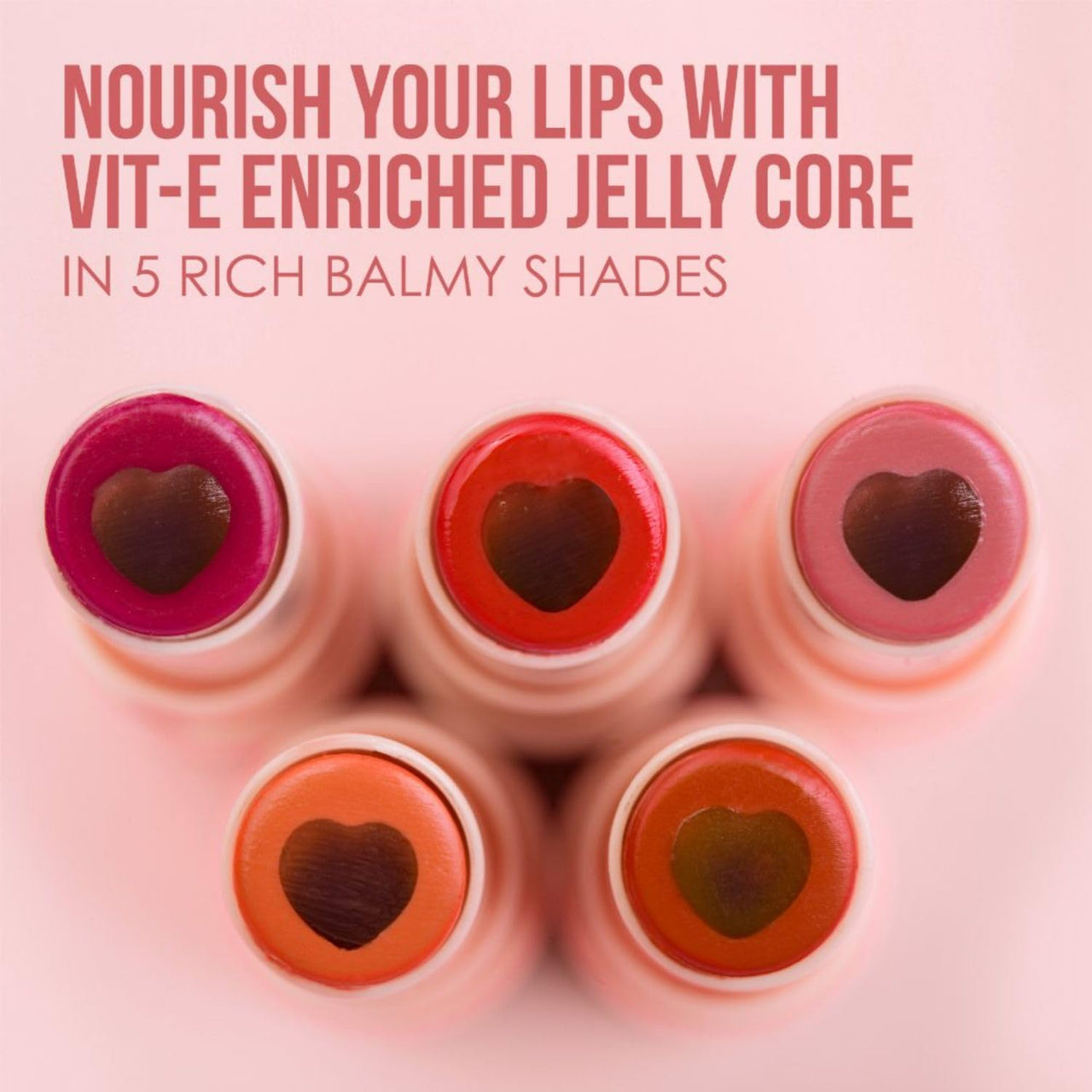 Blue Heaven Jelly & Butter Lip Balm infused with Jojoba Oil, Shea Butter + Vitamin E, smoothens Dry & Chapped Lips, Fades Pigmentation, Soften & Smoothes Plums Lips, Caramel Brown, 3g