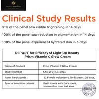 Light Up Beauty Prism Vitamin C Face Cream with Alpha Arbutin and Bio-Retinols | Face Cream for Pigmentation, Ageing and Collagen | Lightweight cream for Dry Skin, Normal Skin & Sensitive skin - 50gm
