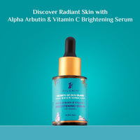 Pilgrim Korean 2% Alpha Arbutin & 3% Vitamin C Brightening Face Serum for glowing skin| Alpha arbutin face serum|All skin types | Men & Women| Korean Skin Care| Vegan & Cruelty-free | 30ml