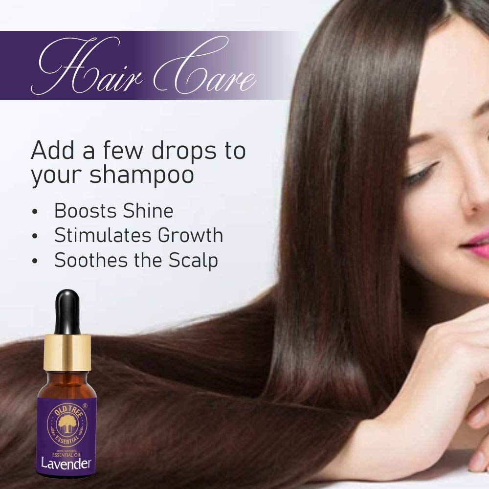 Old Tree Lavender Essential Oil for Home Fragrance (15ml) - Pure & Natural Lavender Oil for Skin, Hair growth, Sleep, Diffuser, Soap Making - Essential Oil with Dropper for Aromatherapy and Relaxation