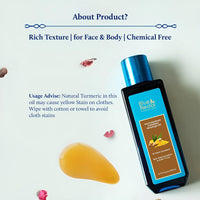 Blue Nectar Nalpamaradi Thailam Skin Brightening Treatment Oil | Plant Based Body Oil and Face Oil for Glowing Skin Infused with Turmeric, Amla and Manjistha (16herbs, 200ml)