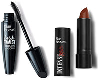 Blue Heaven Lash Twist Mascara, Black, 12 ml & Blue Heaven Intense Matte Lipstick, Chocolate Swirl,307, 4 gm