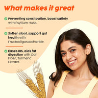 PLIX - THE PLANT FIX Isabgol Orange Burst| Improve Digestive Health And Gut Cleanse| Psyllium Husk Powder| No Added Preservatives OR Sugar| 30 Days Serving