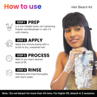 2.Oh! Italian Lightning Kit | DIY Hair Bleach Kit for Hair Color with Plex, Argan Oil & Comfort Fragrance Technology that helps Prevents Hair Damage