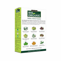 INDUS VALLEY Bio Organic Herbal Henna Powder (200g + 50g=250g) - Green