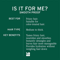 Biolage Smooth Proof Anti-Frizz Shampoo |Up to 72HR Frizz Control | With Camellia Oil & Glycerin | For Dry and Frizzy Hair | For Women and Men | Vegan & Cruelty-Free