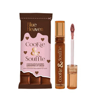 Blue Heaven Cookie & Souffle Matte Lipstick for Women, Long lasting Liquid lipstick, Enriched with Cocoa Butter & Rosehip Oil, Softening & Nourishing Lip color - Dusty Rose Mudpie, 3.2ml
