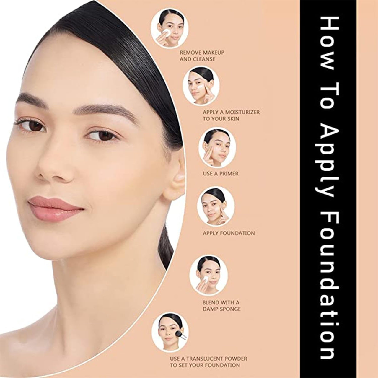 Daily Life Forever52 Ultra Definition Liquid Foundation|24-Hour Wear, Medium to High Coverage, Pore-Minimizing & Mattifying, Anti-Aging, Satin-Like Finish|Ideal for Dark Skin (Pecan,30ml)