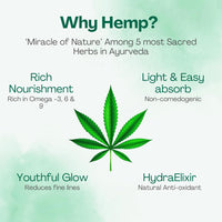 Hampa Hemp Youthful Eyes Elixir, Erase Fatigue, Reduce Under-Eye Puffiness, and Brighten Dark Circles and Fine Lines, With Hemp, and Ayurvedic Herbs, No Harmful Chemicals, Ayurvedic, 15 ml Roll-on