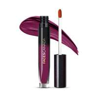 FACESCANADA Comfy Silk Liquid Lipstick - Spontaneous Plum 06, 3Ml Satin Matte Hd Finish Luxe Comfort | Longlasting | No Dryness | Smooth Texture | Mulberry Oil & Shea Butter For Plump Hydrated Lips