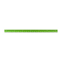 Alumicolor 3610-6 Aluminum Combination Pocket Scale, 6IN, Green