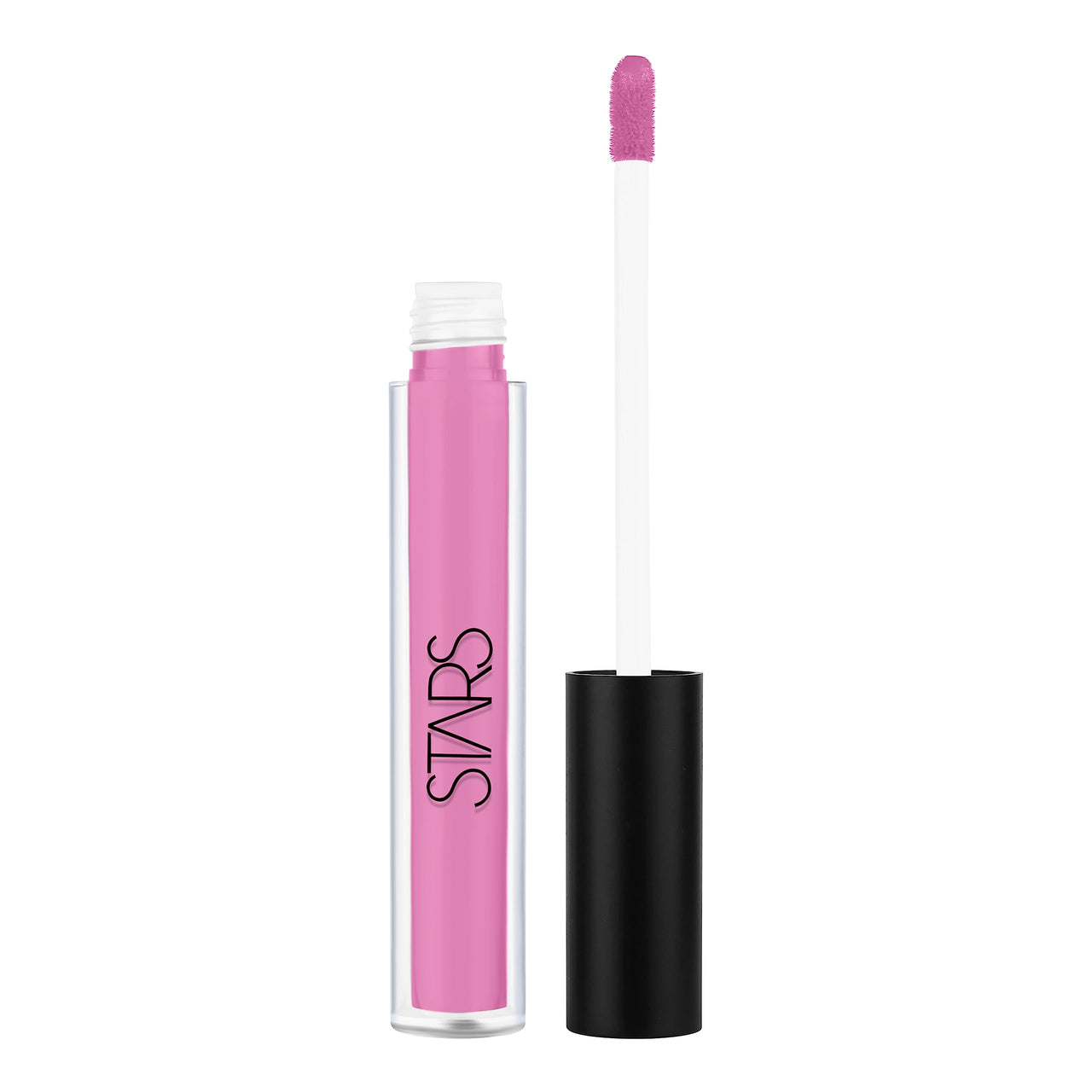 Stars Cosmetics Lip Pop Liquid Lipstick Long Lasting Waterproof Smudge Proof Light Weight for Glam look Richy Highly Pigmented Matte Finish Lipstick For Girl & Women (No.2 Rose Pink) 2.6ml
