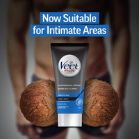 Veet Hair Removal Cream for Men, Sensitive Skin, 50g Each (Pack of 2)