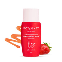 Dot & Key Strawberry Dew Tinted Sunscreen SPF 50+ Pa++++ - 07 Caramel | Protection Against UA/UB | Broad Spectrum, Water & Sweat resistant | For All Skin Types | 50ml