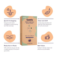 Sanfe Intimate Lightening Serum - 50g & Sanfe Deep Purifying Nose Strips for Women - Pack of 6 with Fuji Green Tea & Witch Hazel extracts
