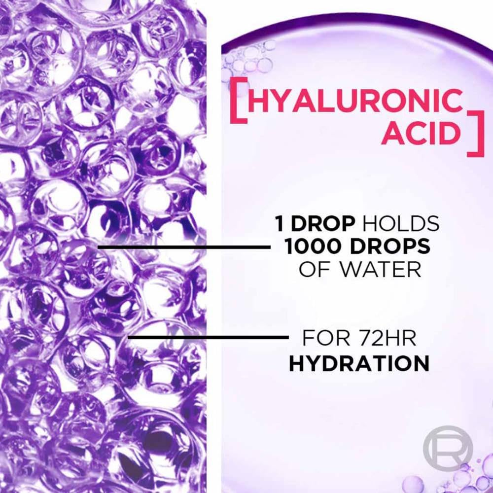 L’Oréal Paris Moisture Filling Shampoo, With Hyaluronic Acid, For Dry & Dehydrated Hair, Adds Shine & Bounce, Hyaluron Moisture 72H, 340Ml