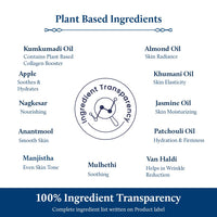 Blue Nectar Kumkumadi Night Cream for Women for Glowing Skin Plant Based Brightening Night Cream for Oily Dry Combination Skin (16 Herbs, 50g)