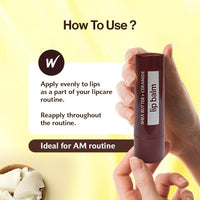 WOW Skin Science Shea Butter & Ceramides Repairing Lip Balm With Spf 50 Brightening Lip Balm For Pigmentation | With Vitamin C & Kojic Acid | 4G Brown
