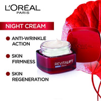 L'Oreal Paris Revitalift Anti-Wrinkles Radiance Moisturizing Day Cream SPF 35 PA++ - 50 ml + L'Oréal Paris Revitalift Night Cream, Hydrating and Boosting, With Dermalift technology + Pro-Retinol A, 50ml