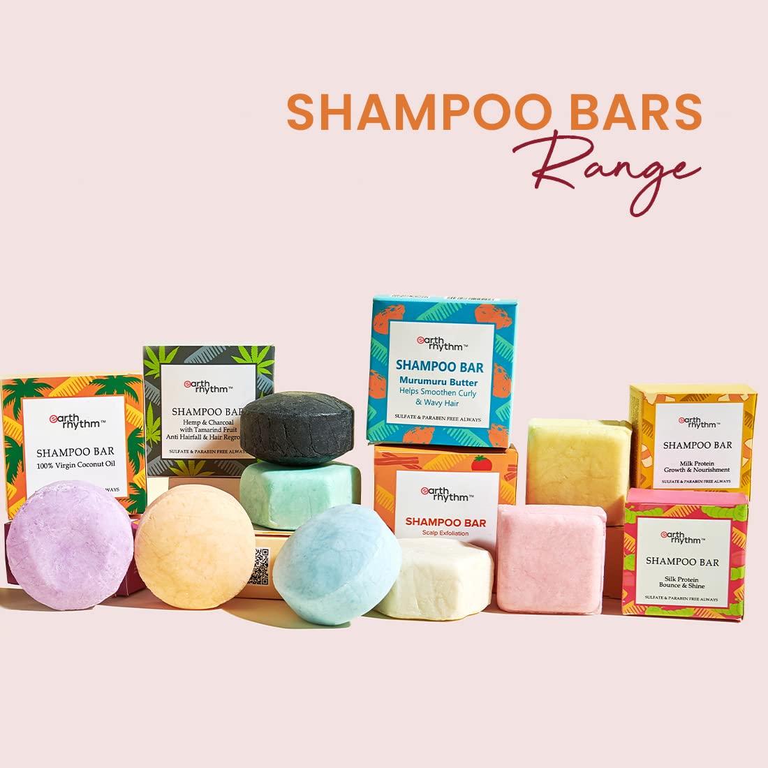 Earth Rhythm Argan Conditioner Bar, | Deep Conditions Hair, Balance Scalp pH levels, Prevent Dryness, Boost Shine, Certified Natural, Plastic Free - 80g