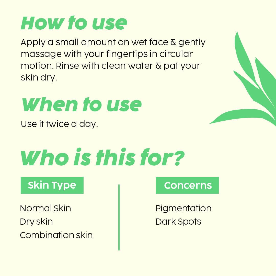 The Plant Fix Plix 5% Pineapple Foaming Facewash For Depigmentation,100ml | Cleanser For Skin Brightening & Even Toned Complexion | Free Of Sulphates, Paraben & Silicones