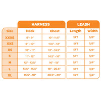Voyager Step-in Air All Weather Mesh Harness and Reflective Dog 5 ft Leash Combo with Neoprene Handle, for Small, Medium and Large Breed Puppies by Best Pet Supplies - Orange/Black Trim, Medium Harness Leash Bundle (Orange/Black Trim) M (Chest: 16 - 18