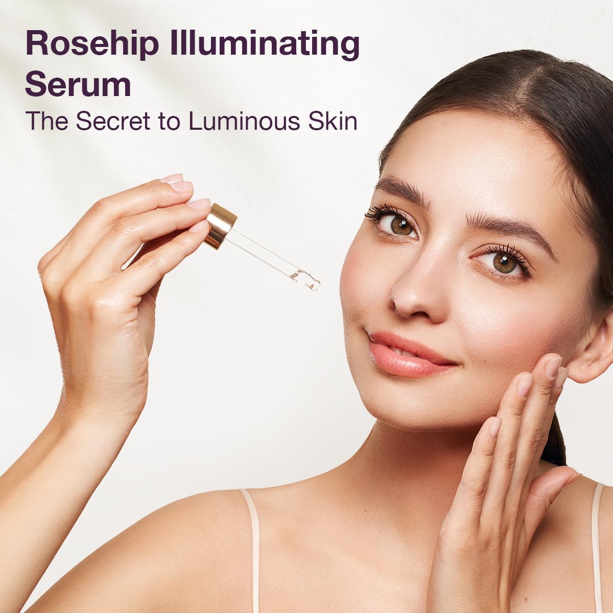Hilary Rhoda Rosehip Radiance Glow Face Serum | Clarifies & Brightens Skin | Lightens Scars & Fights Blemishes | Reduces Fine Lines | 30 ml
