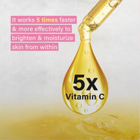Pure Origin Korean Vitamin C Bright Boosting Serum Cream & Bright Boosting Body Lotion Combo | For Brighter, Glowing Skin and moisturized skin | For women and men | 350g
