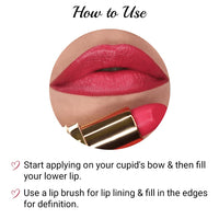 Iba Long Stay Matte Lipstick for Women- M12 Pink Orchid, 4g | Creamy Matte Finish & Smooth Texture| Long-Lasting | Hydrated Lips | Enriched with Vitamin E| Intense Colour & Highly Pigmented | Lip Makeup