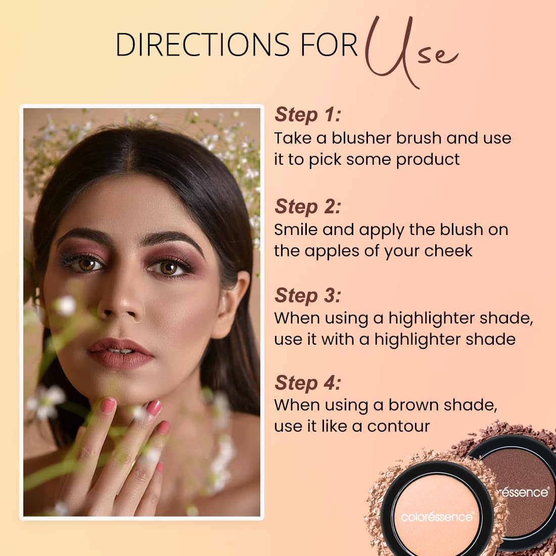 Coloressence Satin Smooth Highlighter (Blusher) SH-7 5g