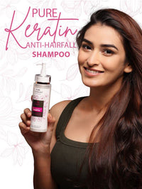 PURE AATMAN Pure Keratin Sulphate Free Anti-Hairfall Shampoo(200ml) with deep nourishment Hair Conditioner (200ml)