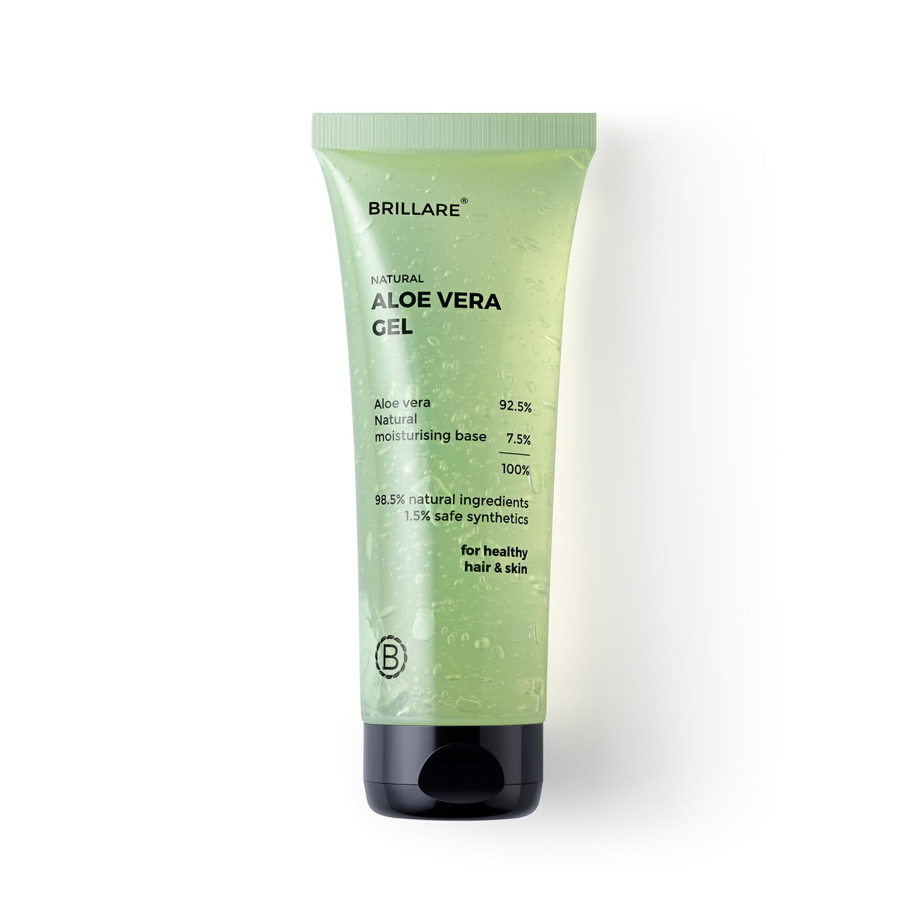 Brillare Natural Aloe Vera Gel - Ultimate Moisturiser for Face, Hair & Skin | Pure, Hydrating, Soothing Care, 200 GM