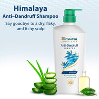 Himalaya Anti Dandruff Shampoo With Tea Tree Removes Dandruff & Soothes Sclap, 1000 ml And Himalaya Anti Hair Fall Shampoo with Bringaraja, 1000 ml