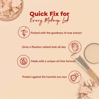 Olivia Skinsync Makeup Fixer Matte Powder | Long-Lasting Loose Powder for All Skin Types | Translucent Yellow Finishing & Setting Powder with Rose Extract | Shine Control & UV Protection | Yellow 20g