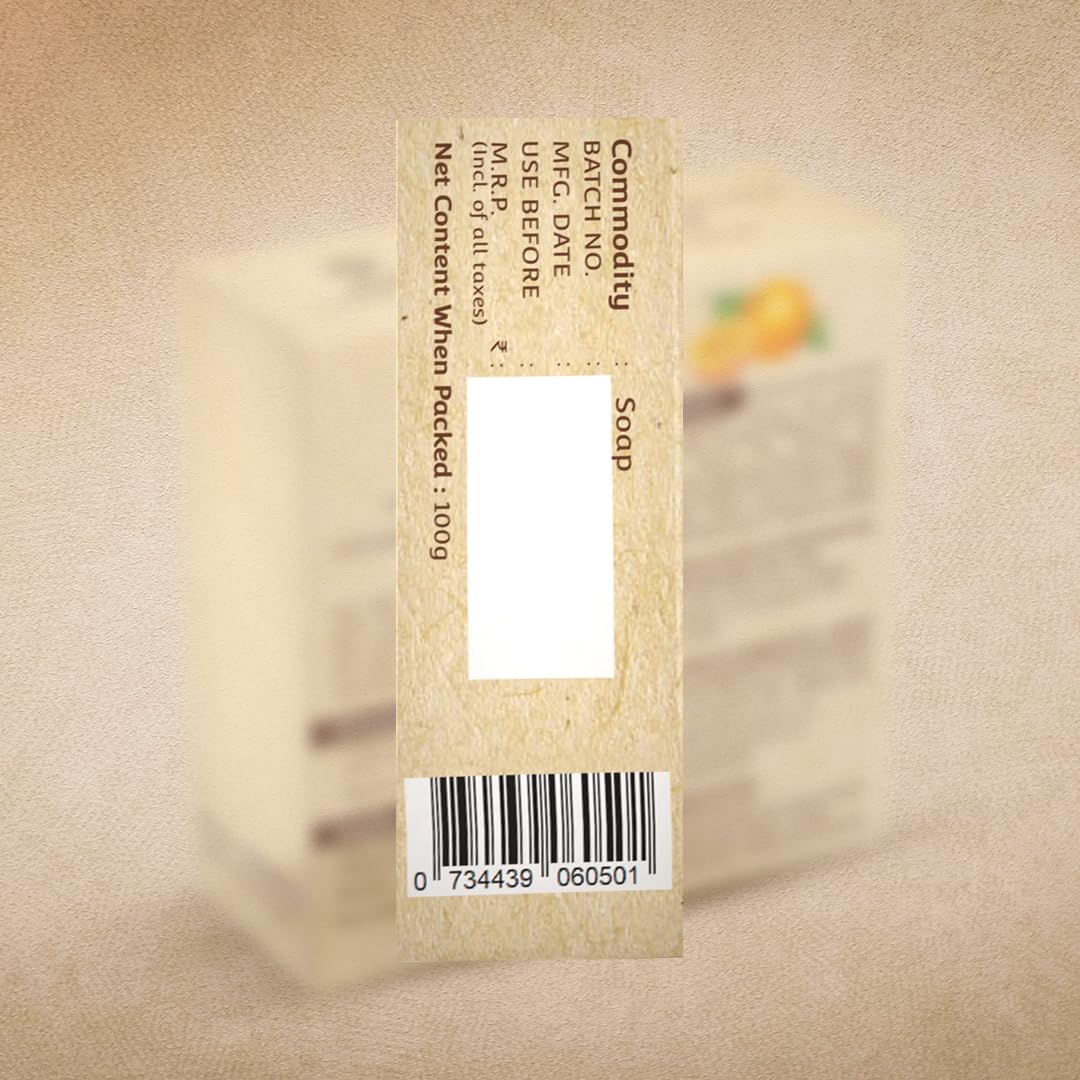 Khadi Essentials Vitamin C Rich Fruity Soap with Avocado, Almond Milk, Cocoa, Kokum Butter for Healthy Clear Skin, Natural Organic Handmade, Rasik Mixed Fruits Soap, 125 g