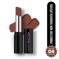 Hilary Rhoda Power Stay NonTransfer Lipstick | Matte Finish | Infused with Vitamin E & Shea Butter | Lightweight & Highly Pigmented | Glides Easily & Smudge-Proof |3.2g (Nude Dream - Shade 04)