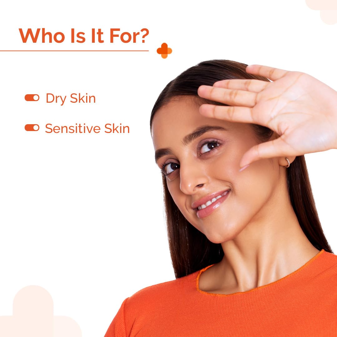 The Derma Co 1% Hyaluronic Sunscreen Hydrating Gel SPF 50 PA++++ | For Dry, Sensitive Skin | Lightweight Texture | No White Cast | UVA/UVB, Broad Spectrum Protection & Blue Light Protection | Non- Comedogenic | Clinically Tested - (In -Vivo) | Tan Protect