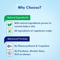 Chicco Baby Moments Gentle Body Wash And Shampoo For Rich Moisturised Skin & Soft Hair 500ml