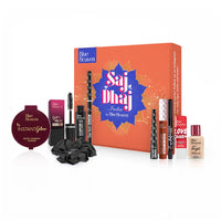 Blue Heaven Saj Dhaj Festive Makeup Kit for women- Vanilla, Pack of 10 | Full face Makeup kit, Fair Tone combo, 19g+26.3ml