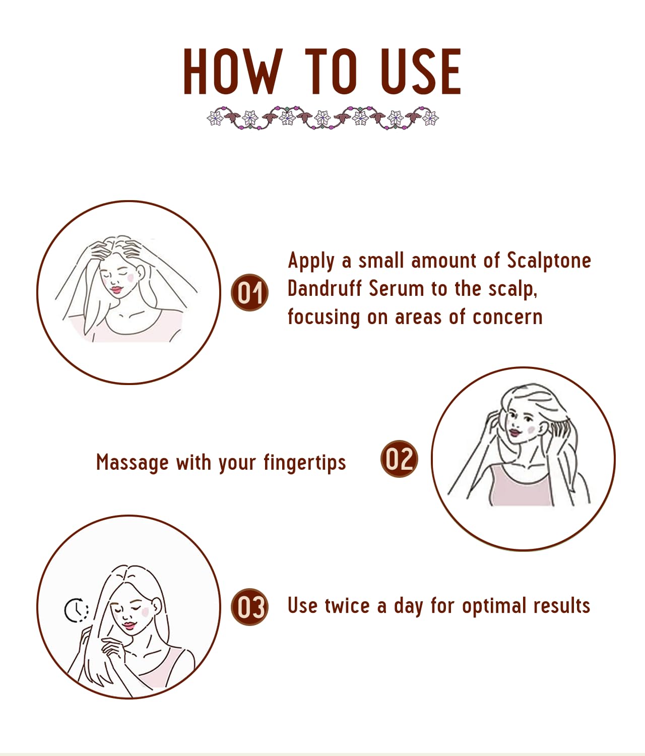 Avimee Herbal Scalptone Grey Hair Serum with Hyaluronic Acid & Caffeine | Toxin Free | Light-weight, Non-sticky & Odourless formula | For All hair types | 25 ml