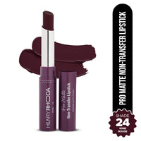 Hilary Rhoda Pro Matte Non-Transfer Lipstick | Waterproof & Smudge-Proof | 12-Hour Long Stay | 24 Shades Available | Highly Pigmented Matte Finish Lipstick | 2g - (Wine Rouge | Shade 24)