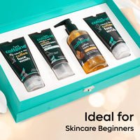 mcaffeine Gift Kit With Pure Coffee Skincare|Gift Set With Face Wash, Face Scrub, Body Wash & Sunscreen|Suitable Gift Kit For All Occasions & All Skin Types|Valentine Present For Him/Her, Birthday