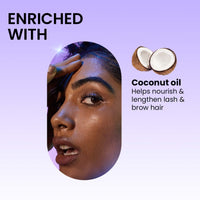 FAE Beauty 2-in-1 Volumising Mascara & Brow Gel | Lengthening & Buildable Formula | Easy To Remove | For All Genders | For Lashes & Brows | Vegan (Dark Brown)