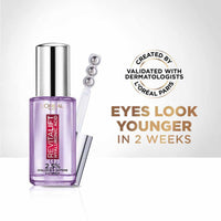 L'Oreal Paris Revitalift Hyaluronic Acid Eye Serum, 20ml, 1.5% Hyaluronic Acid and 1% Caffeine, Lightweight Texture, Non-Sticky, Reduce Fine Lines Under Eyes