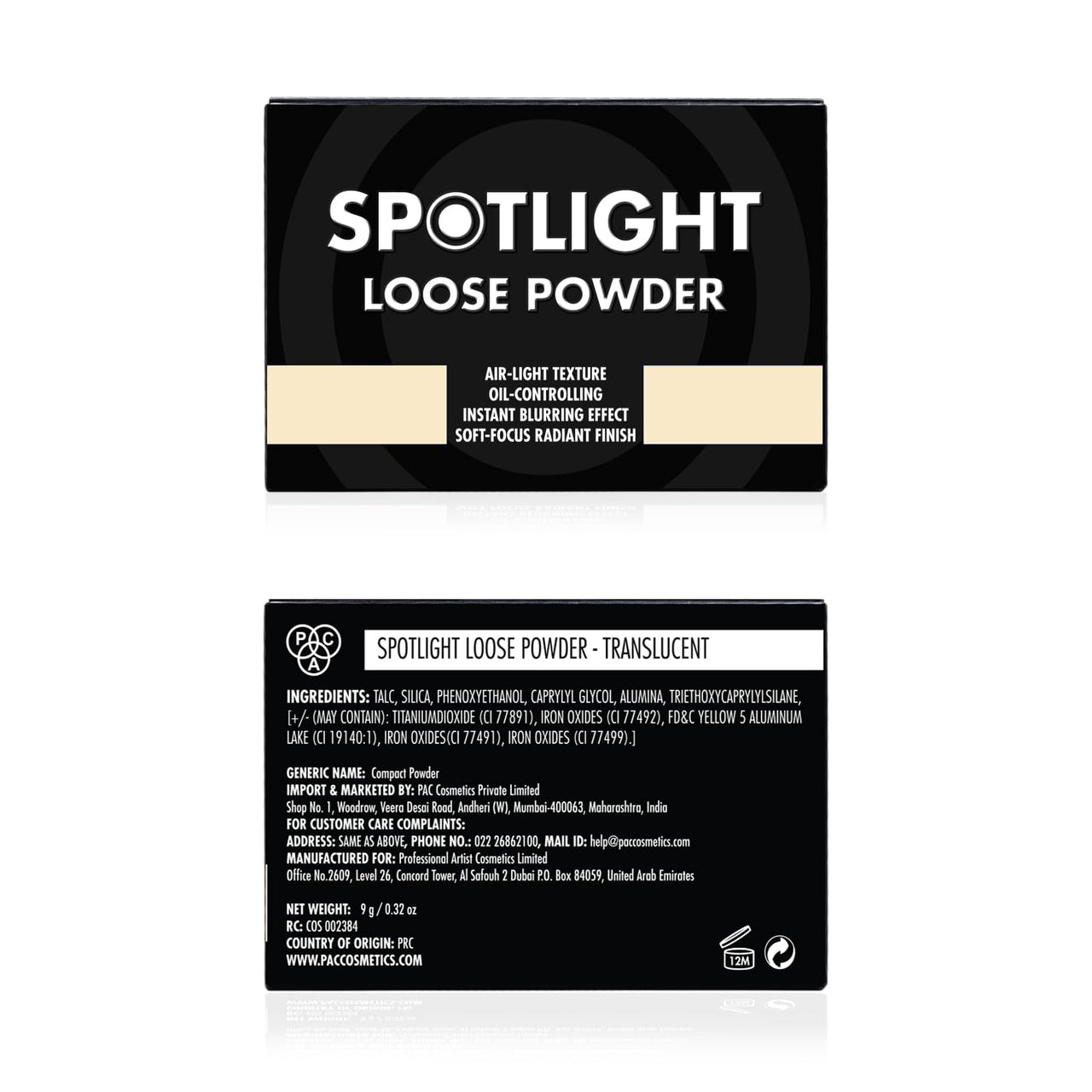 PAC Spotlight Loose Powder (Translucent)