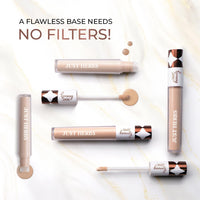 Just Herbs Full Cover Filter Finish Under Eye Light Weighted Matte Finish Concealer for Face Makeup 5 ml (Beige)