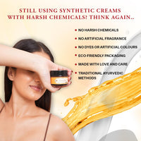 HERBS & GREENS Greens Ayurvedic Kumkumadi Radiance Moisturising Face Cream|Hydration, Glow & Skin Brightening|Pigmentation & Spots|Anti Aging Day & Night Face Moisturizer For Woman & Men, 50 Gm