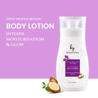 Herbs and Pure Deep Moisturising Body Lotion Spf 20, Kesar Oil And Shea Butter For, Intance Moisturisation & Skin Purifying Cucumber Face Toner For Refreshing, Free For Toxins, 300 Ml, Pack Of 2