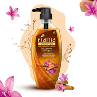 Fiama Body Wash Shower Gel Golden Sandalwood Oil and Patchouli, 500ml, Body Wash for Women & Men with Skin Conditioners for Soft and Luxurious Skin, Suitable for All Skin Types